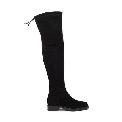 Nero Giardini Stivali Donna Gamba Alta Elasticizzati in Camoscio Nero I514706D NERO 100 Nero Giardini 