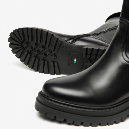 Nero Giardini Stivali Donna Gamba Alta Elasticizzata al Polpaccio Nero I514840D NERO 100 Nero Giardini 