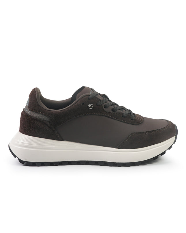 Piquadro Sneakers Uomo in Pelle Marrone 7701 COFFEE Piquadro 