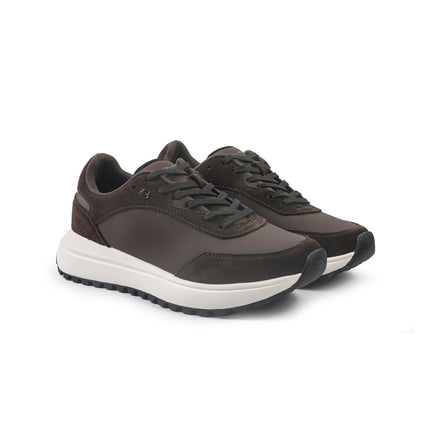 Piquadro Sneakers Uomo in Pelle Marrone 7701 COFFEE Piquadro 