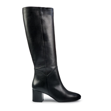 Stivali Spatarella Donna Tubolare in Pelle Nero 0301 BLACK Spatarella 