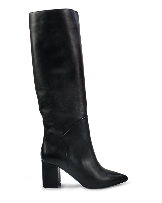 Spatarella Stivali Donna a Punta con Tacco in Pelle Nero LP111 BLACK Spatarella 