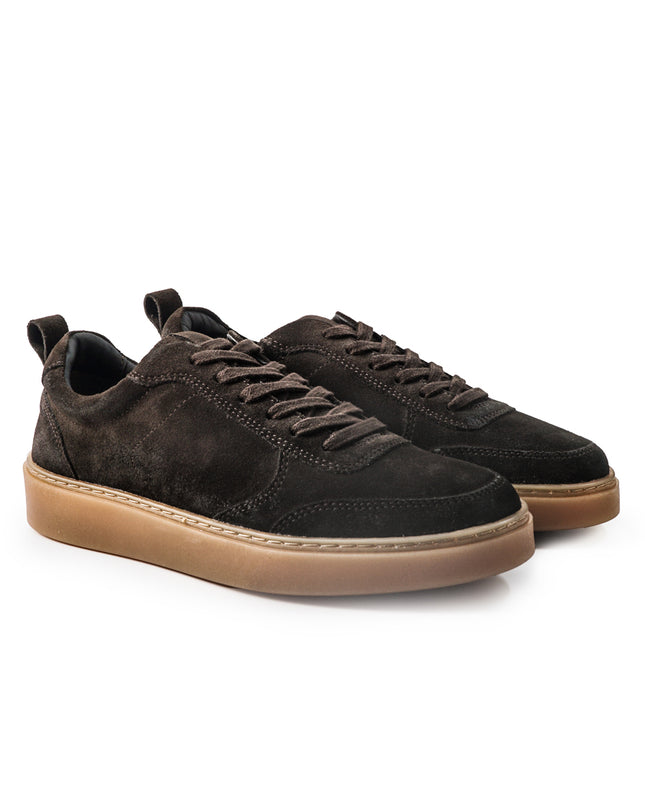 Vueva Sneakers Uomo in Camoscio Testa di Moro MS638R12 GIORGIO BROWN Vueva 