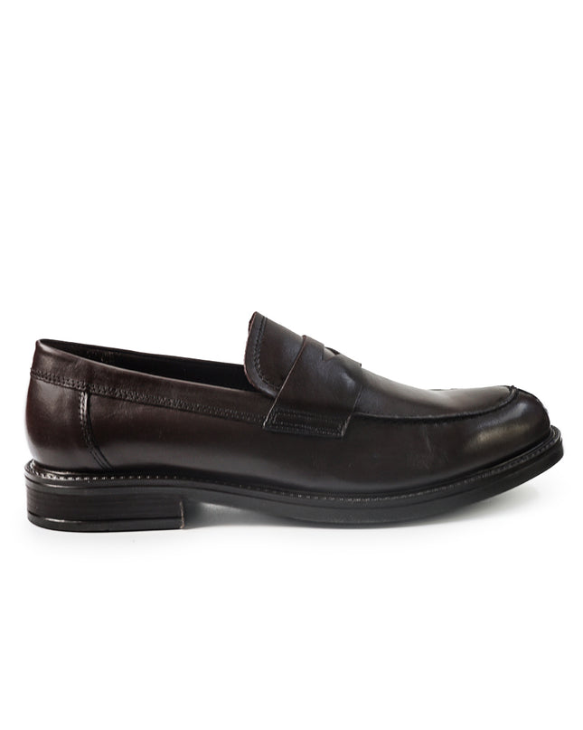 Vueva Mocassini Uomo College in Pelle Marrone MS65R07 NYKO BROWN Vueva 