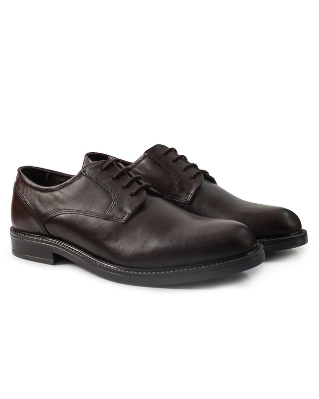 Vueva Francesine Stringate Derby Uomo in Pelle Marrone MS65R08 NYKO BROWN Vueva 