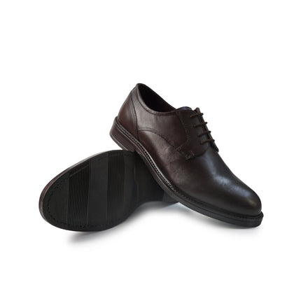 Vueva Francesine Stringate Derby Uomo in Pelle Marrone MS65R08 NYKO BROWN Vueva 