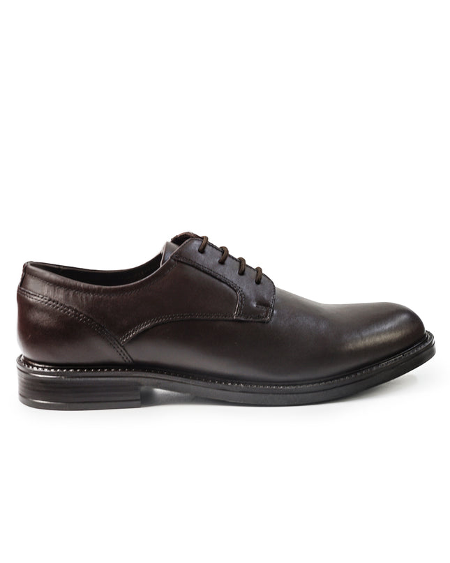 Vueva Francesine Stringate Derby Uomo in Pelle Marrone MS65R08 NYKO BROWN Vueva 