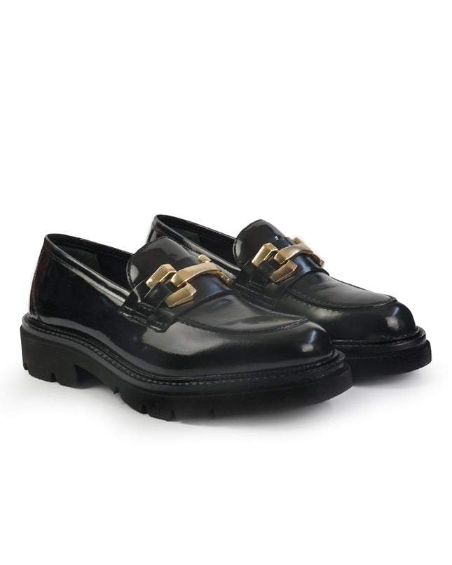 Vueva Mocassini Donna con Morsetto in Naplak Nero UB38-5201 LAYLA BLACK Vueva 