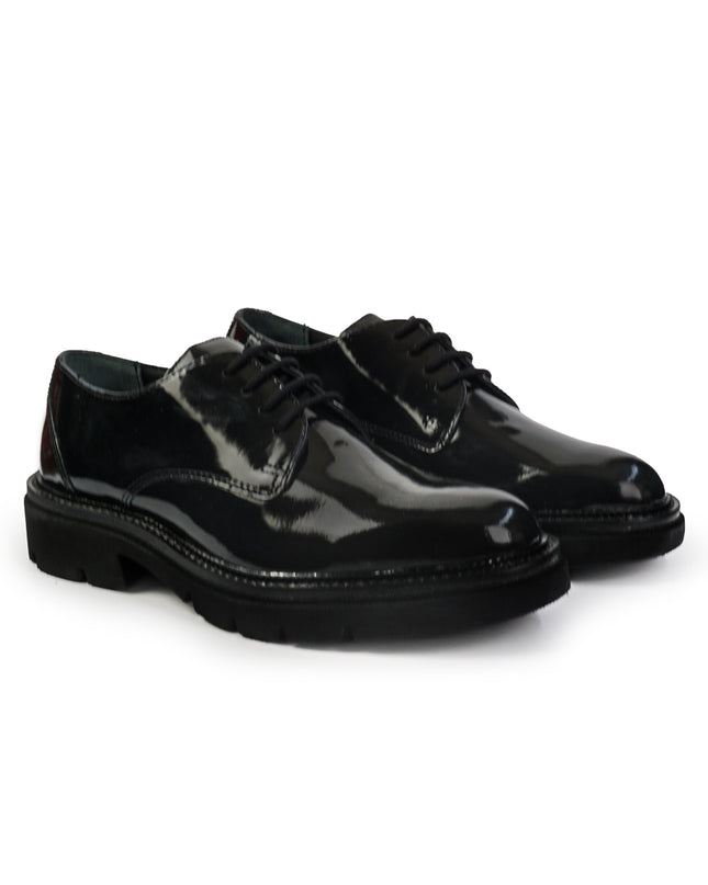 Vueva Francesina Stringata Liscia Donna in Naplak Nero UB38-5203 LAYLA BLACK Vueva 