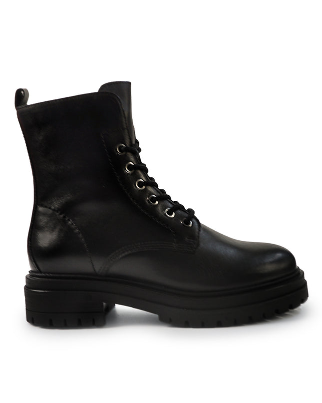 Vueva Stivaletti Anfibi Donna in Pelle Nero WH405H36 ILARIA BLACK Vueva 
