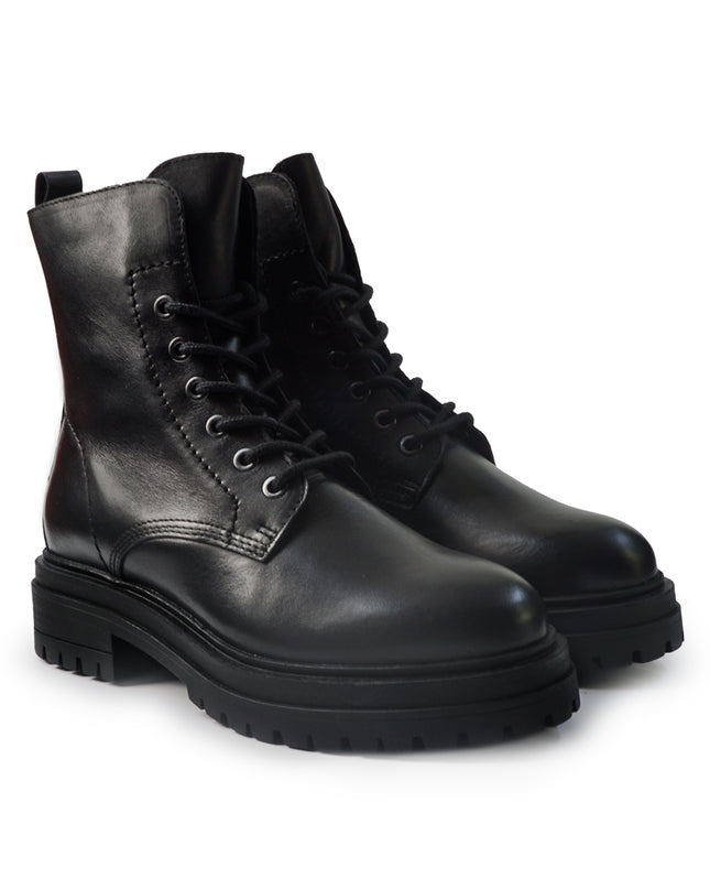 Vueva Stivaletti Anfibi Donna in Pelle Nero WH405H36 ILARIA BLACK Vueva 