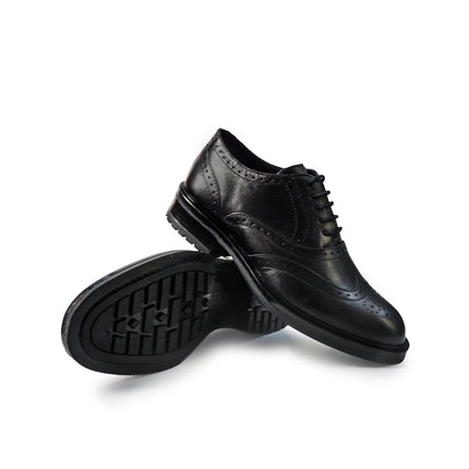 Vueva Francesine Stingate Donna con Impuntura in Pelle Nero WS66R02 SIENA BLACK Vueva 