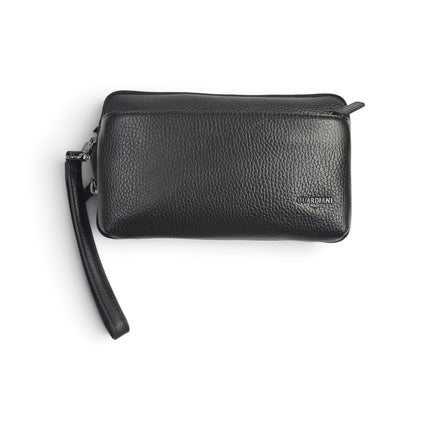 Borsello Pochette con Manetta in Pelle Nera | Albreto Guardiani 551 BLACK Alberto Guardiani 