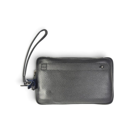 Borsello Pochette con Manetta in Pelle Nera | Albreto Guardiani 551 BLACK Alberto Guardiani 