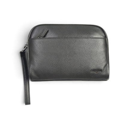Borsello Pochette con Manetta in Pelle Nera | Albreto Guardiani 552 BLACK Alberto Guardiani 