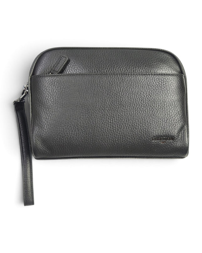 Borsello Pochette con Manetta in Pelle Nera | Albreto Guardiani 552 BLACK Alberto Guardiani 