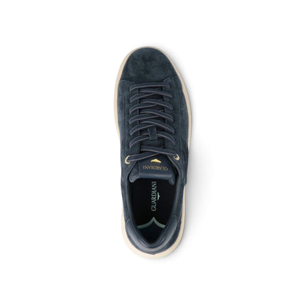 Sneakers Bassa Uomo in Camoscio Blu | Alberto Guardiani AERIS TOP SUEDE BLUE NAVY Alberto Guardiani 