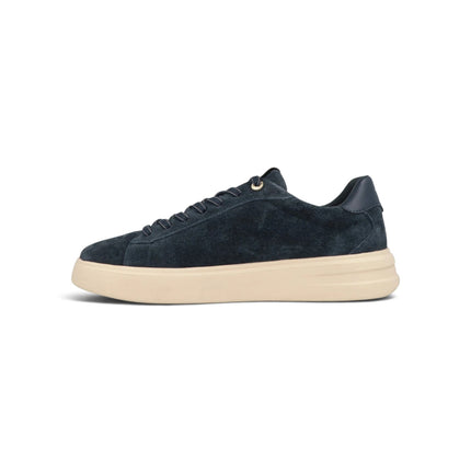 Sneakers Bassa Uomo in Camoscio Blu | Alberto Guardiani AERIS TOP SUEDE BLUE NAVY Alberto Guardiani 