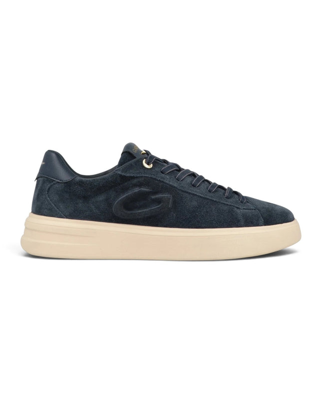 Sneakers Bassa Uomo in Camoscio Blu | Alberto Guardiani AERIS TOP SUEDE BLUE NAVY Alberto Guardiani 