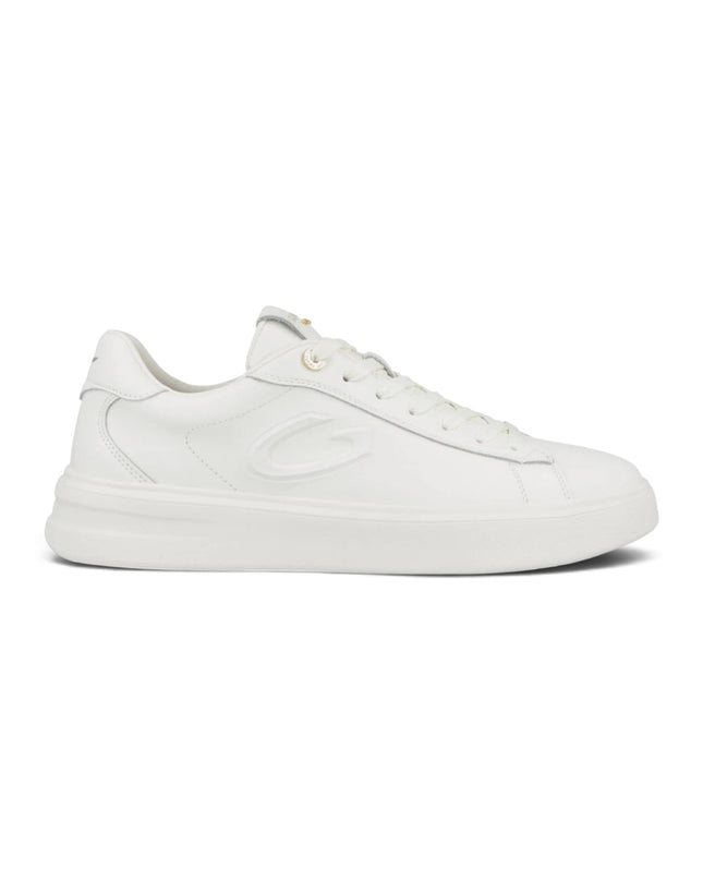 Sneakers Bassa Uomo in Pelle Bianca | Alberto Guardiani AERIS TOP WHITE Alberto Guardiani 