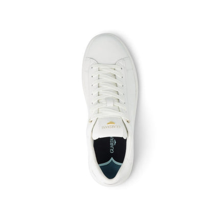 Sneakers Bassa Uomo in Pelle Bianca | Alberto Guardiani AERIS TOP WHITE Alberto Guardiani 