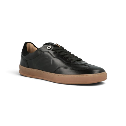 Sneakers Bassa Uomo in Camoscio e Tessuto Blu LIBRA TOP BLACK Alberto Guardiani 