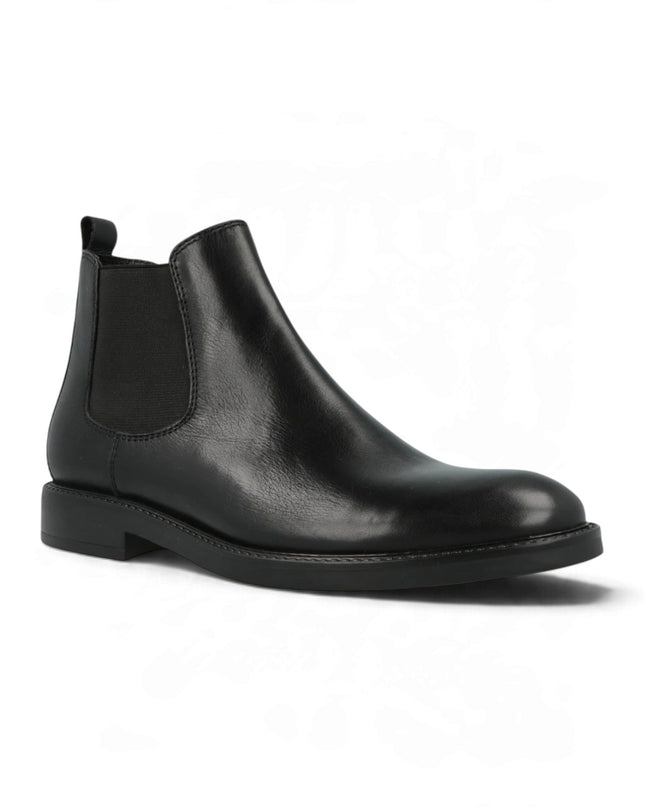 Stivaletto Chelsea da Uomo in Pelle Nera | Alberto Guardiani ZENO CHELSEA BLACK Alberto Guardiani 