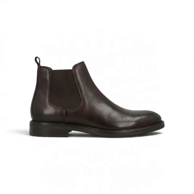 Stivaletto Chelsea da Uomo in Pelle Testa di Moro | Alberto Guardiani ZENO CHELSEA DARK BROWN Alberto Guardiani 