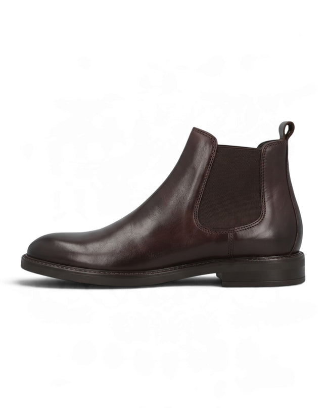 Stivaletto Chelsea da Uomo in Pelle Testa di Moro | Alberto Guardiani ZENO CHELSEA DARK BROWN Alberto Guardiani 
