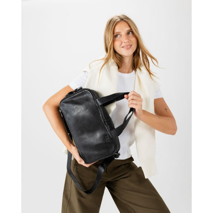 Borsa Donna a Mano conTracolla in Pelle Nera | Biba ADL1L BLACK Biba 