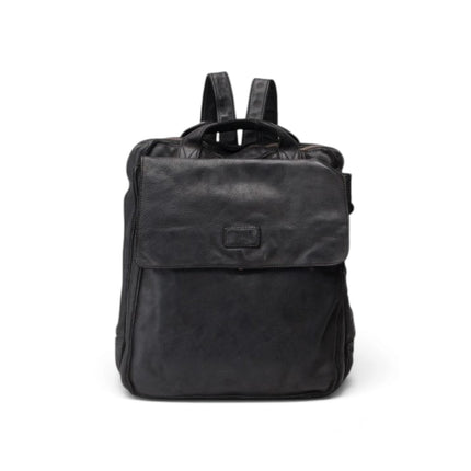 Zaino Multitasche in Pelle Vacchetta Nera | Biba ALE1L BLACK Biba 