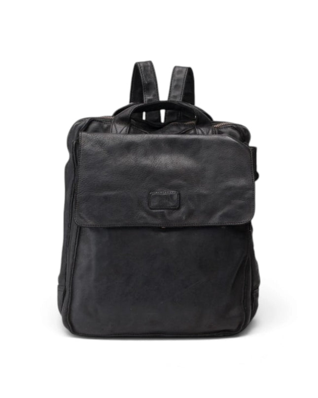 Zaino Multitasche in Pelle Vacchetta Nera | Biba ALE1L BLACK Biba 