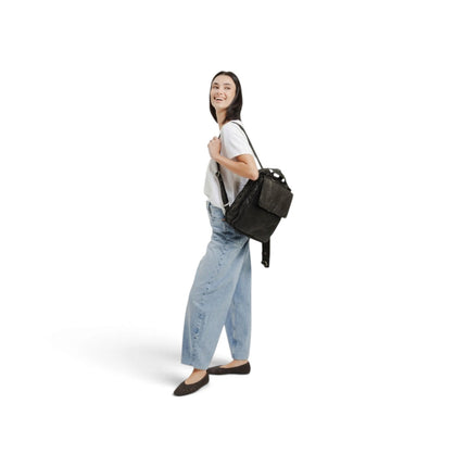 Zaino Multitasche in Pelle Vacchetta Nera | Biba ALE1L BLACK Biba 