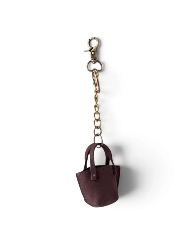 Portachiavi Borsa in Pelle Marrone | Biba BMB1L DARK BROWN Biba 