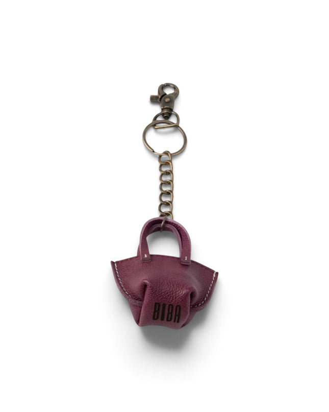 Portachiavi Borsa in Pelle Viola | Biba BMB1L PURPLE Biba 