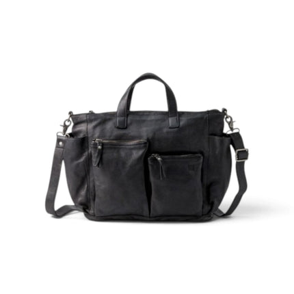 Borsa Work Portadocumenti Pelle in Vacchetta Nero Metal | Biba DIT2L BLACK Biba 