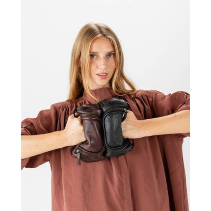 Beauty Case Necessaire in Pelle Moro | Biba DIT4L DARK BROWN Biba 