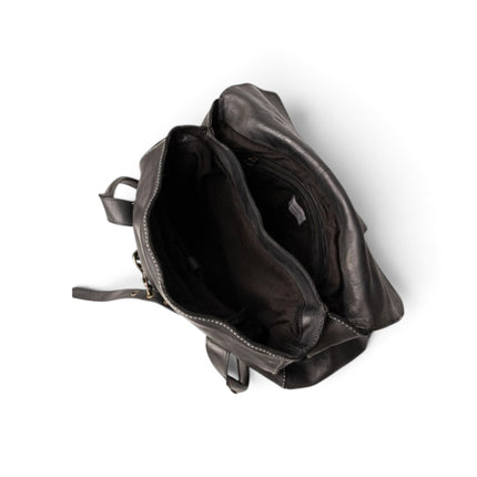 Borsa Postina Birkin Donna Pelle in Vacchetta Nera | Biba KLL1L BLACK Biba 