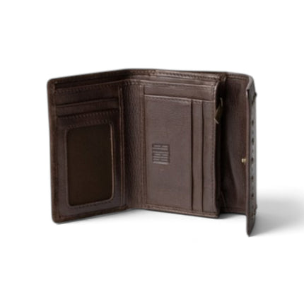 Portafogli Donna in Pelle Vacchetta Marrone | Biba LEF3L DARK BROWN Biba 