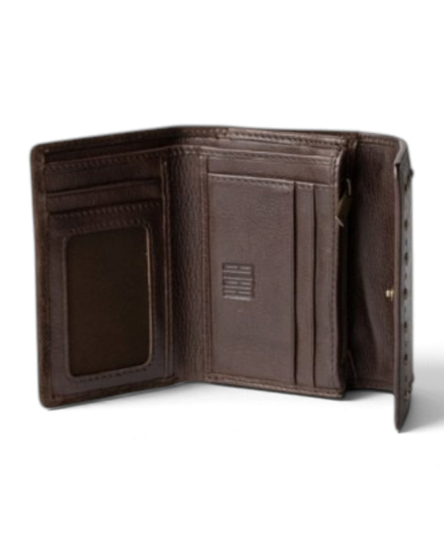 Portafogli Donna in Pelle Vacchetta Marrone | Biba LEF3L DARK BROWN Biba 
