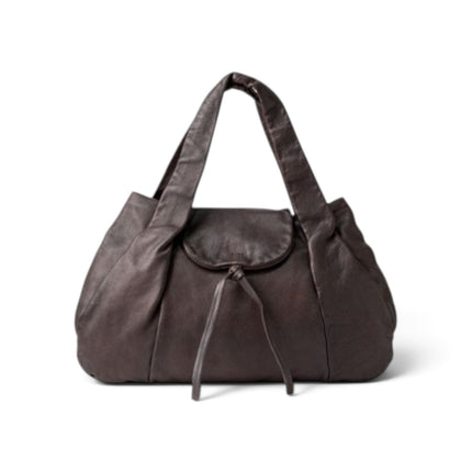 Borsa a Spalla in Pelle Marrone | Biba OXF1L DARK BROWN Biba 