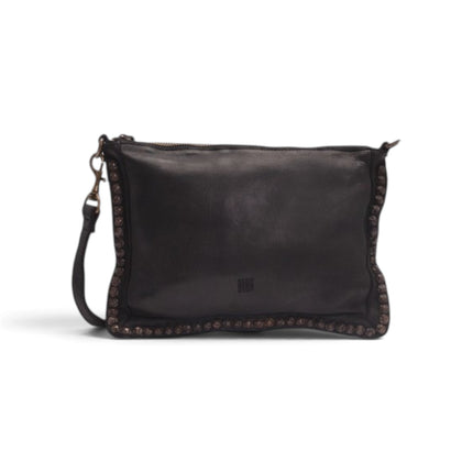 Borsa con Tracolla e Manetta in Pelle Nera | Biba POR2L BLACK Biba 