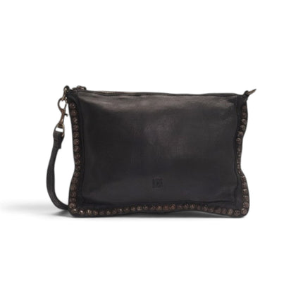 Borsa con Tracolla e Manetta in Pelle Nera | Biba POR2L BLACK Biba 