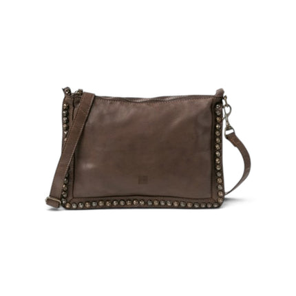 Borsa con Tracolla e Manetta in Pelle Marrone | Biba POR2L DARK BROWN Biba 