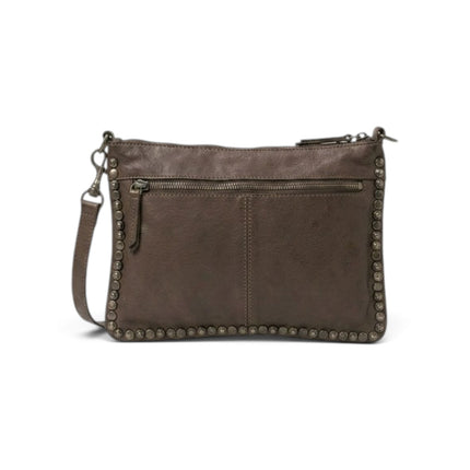 Borsa con Tracolla e Manetta in Pelle Marrone | Biba POR2L DARK BROWN Biba 