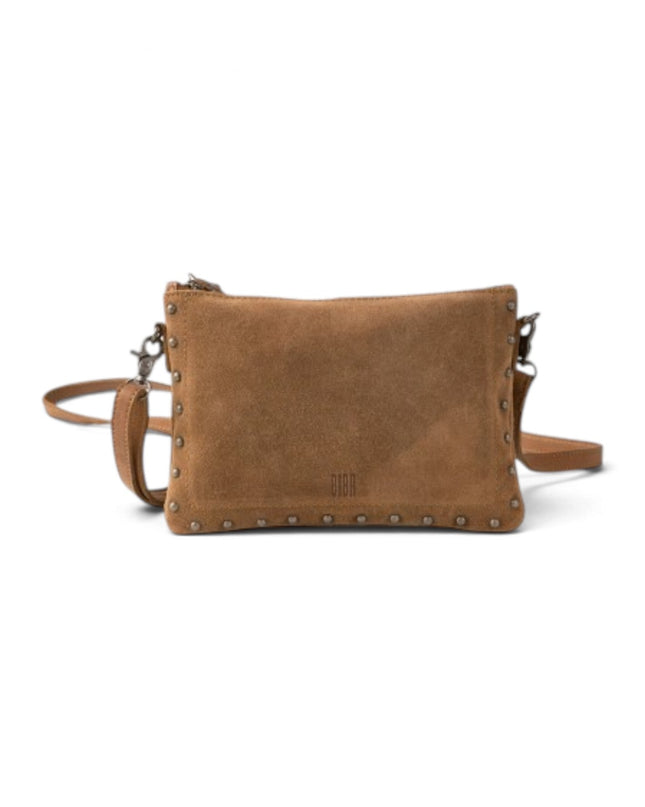 Borsa con Tracolla e Manetta in Camoscio Taupe Beige | Biba PRR1L TAUPE Biba 