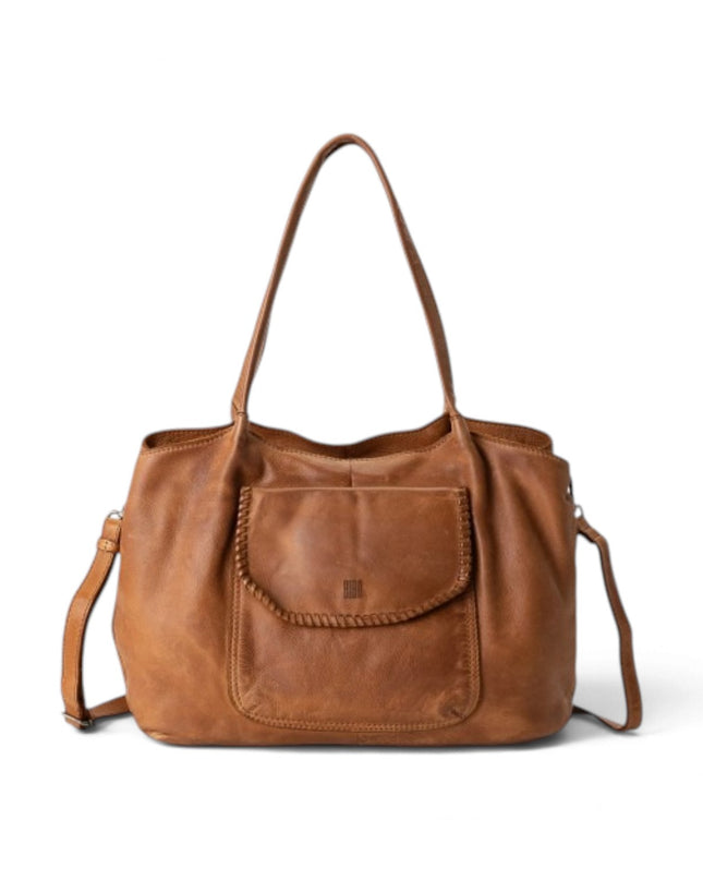 Borsa Donna con Tracolla in Pelle Cuoio | Biba WIN5L CAMEL Biba 