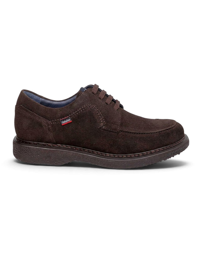 Scarpa Stringata da Uomo in Camoscio Marrone | Callaghan 12303 FREE CREP SUEDE BROWN Callaghan 