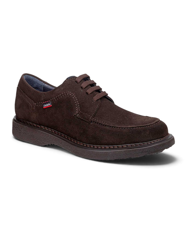 Scarpa Stringata da Uomo in Camoscio Marrone | Callaghan 12303 FREE CREP SUEDE BROWN Callaghan 