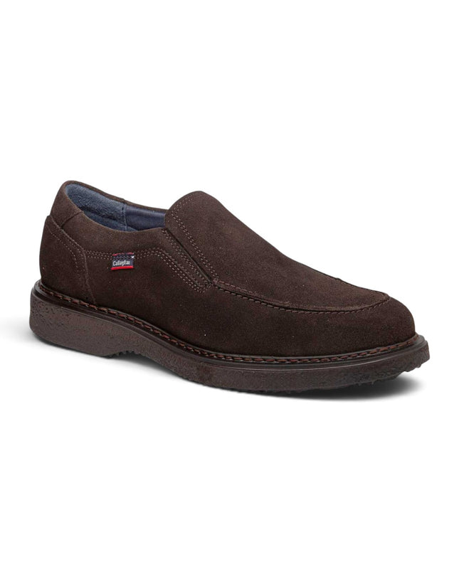 Slipon Mocassino Uomo in Camoscio Marrone | Callaghan 12304 FREE CREP SUEDE BROWN Callaghan 